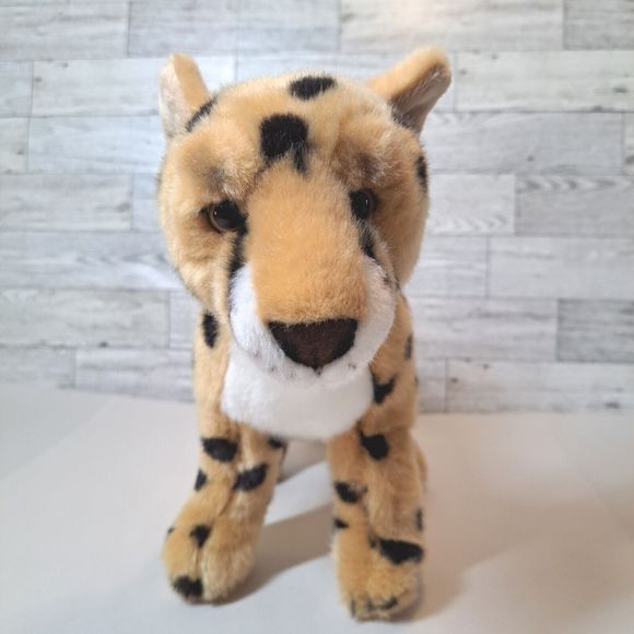 Adventure Planet CHEETAH LEOPARD Big Cat Plush Stuffed Toy Furry - Picture 2 of 13